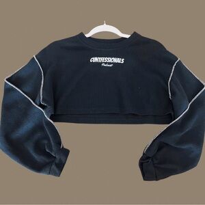 Cuntfessionals Podcast Cropped Sweater - BUY NOW